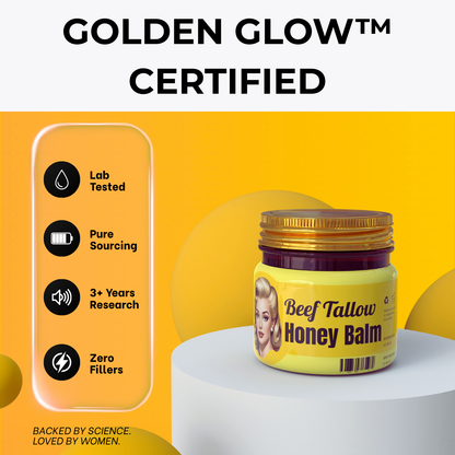 Golden Glow Beef Tallow Honey Balm™