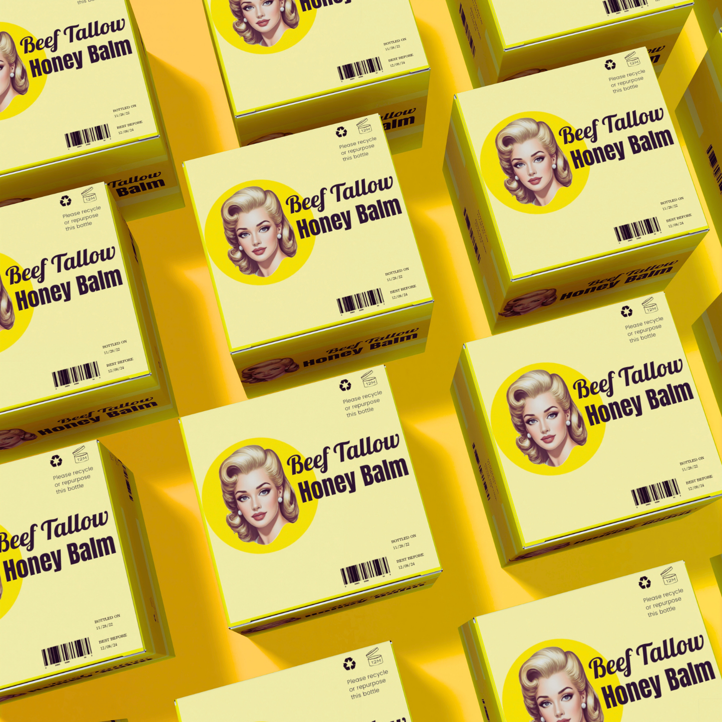 Golden Glow Beef Tallow Honey Balm™